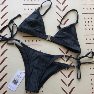 Showpo Saville Steel Metallic Bikini